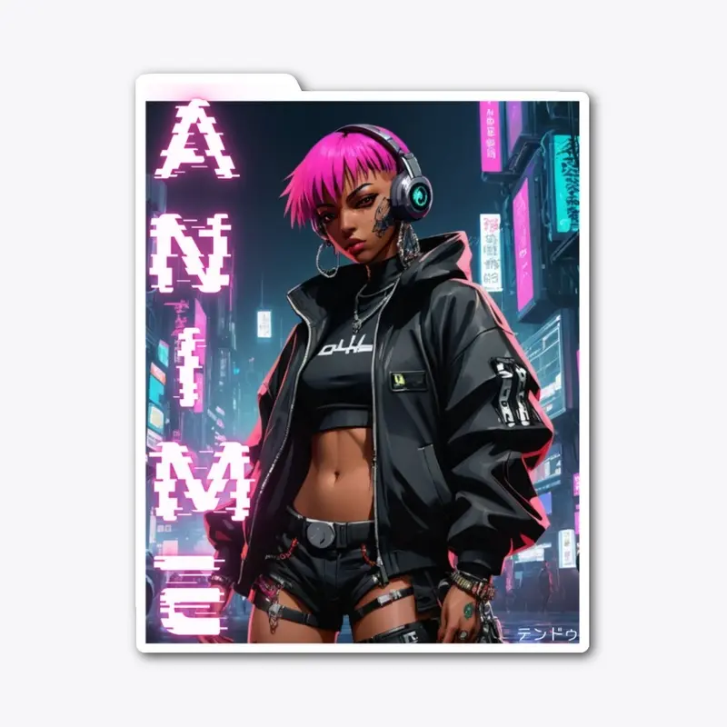 Cyberpunk chick